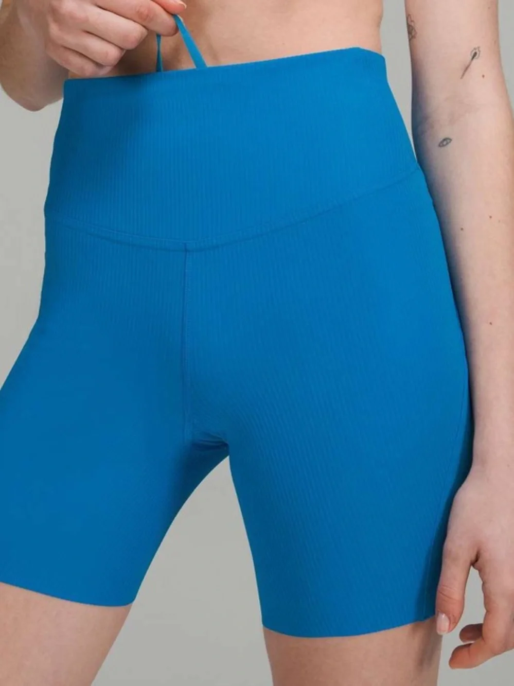 Lululemon | size 0 | base pace ribbed high rise shorts